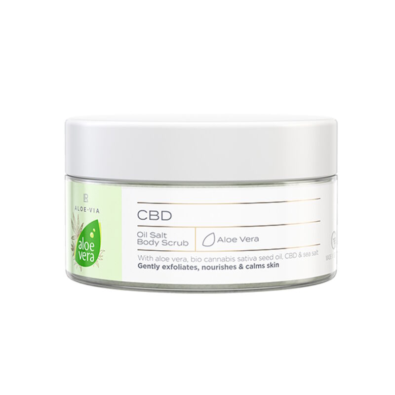 LR Скраб для тіла олійно-сольовий CBD Aloe Vera